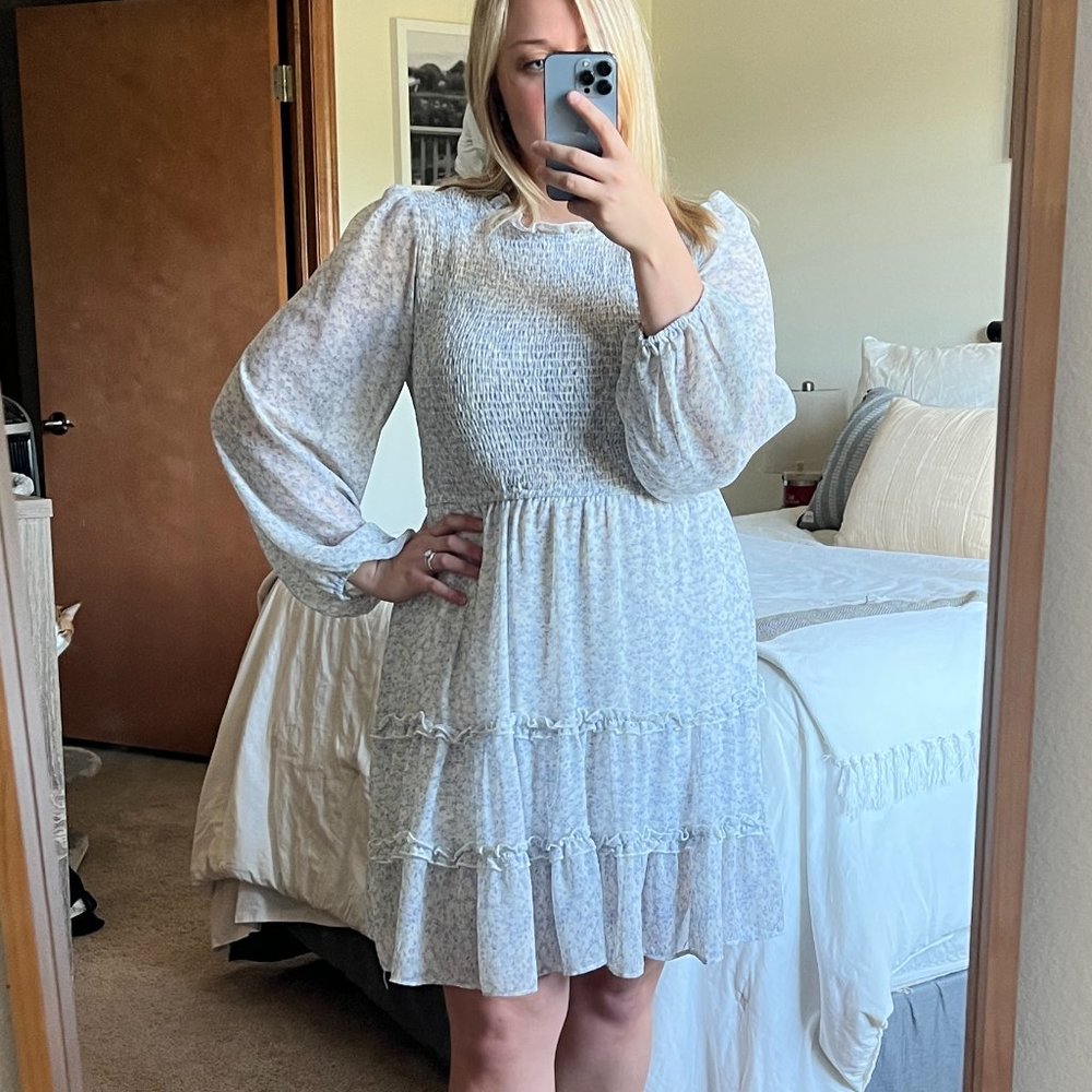 PETAL & PUP LIGHT BLUE DRESS